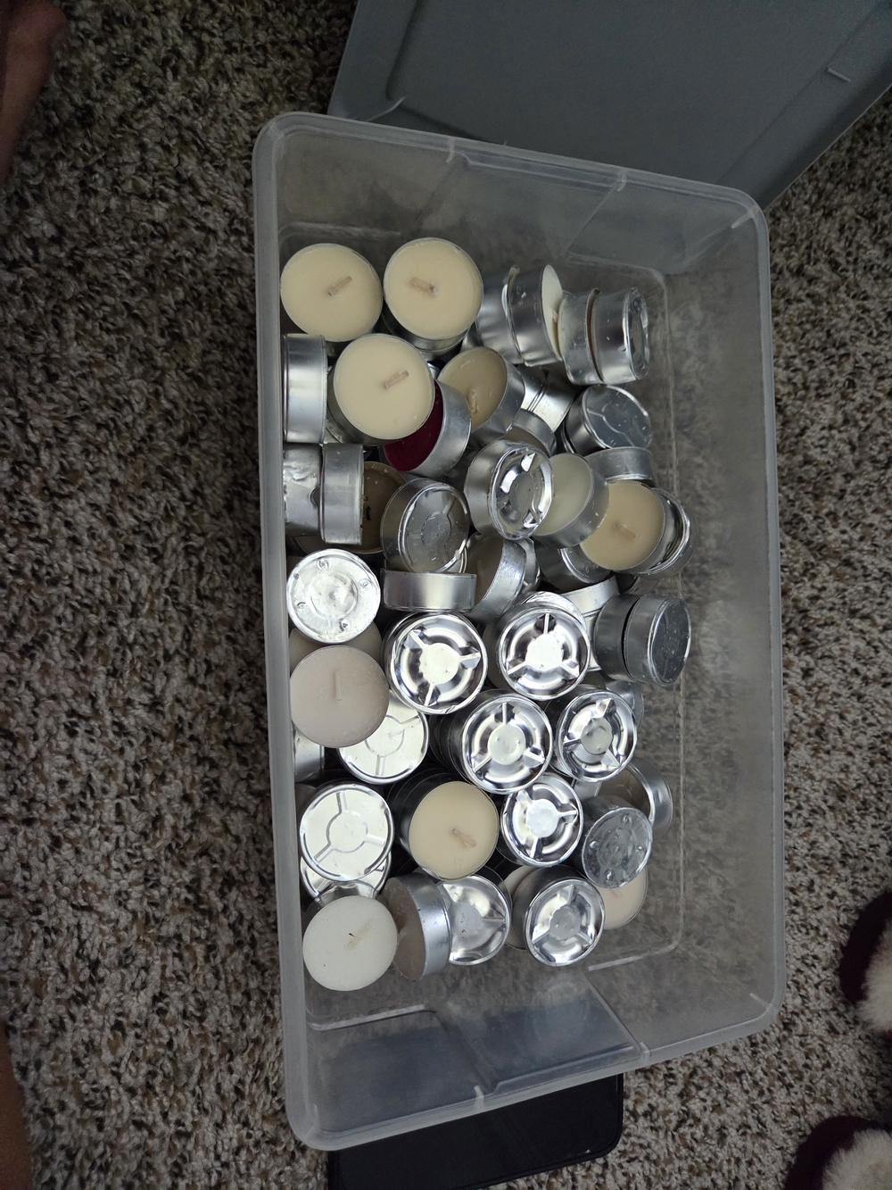 Unscented White Tealight Candles - Pack of Assorted